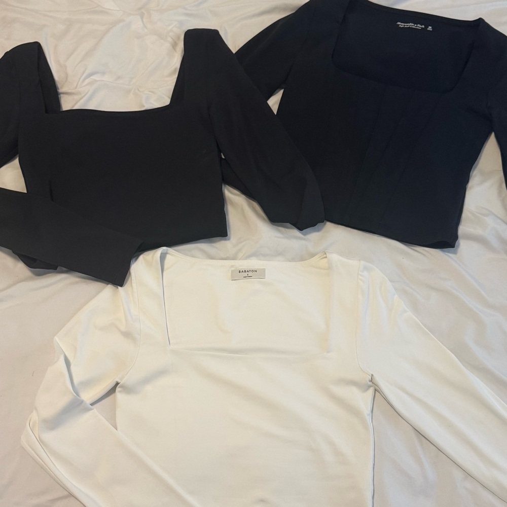Square neck Aritizia Abercrombie Bundle